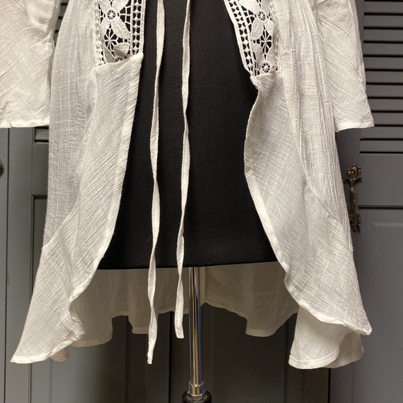 Love Tree White, Robe Kimono Cover Up - Small - Picture 5 of 12